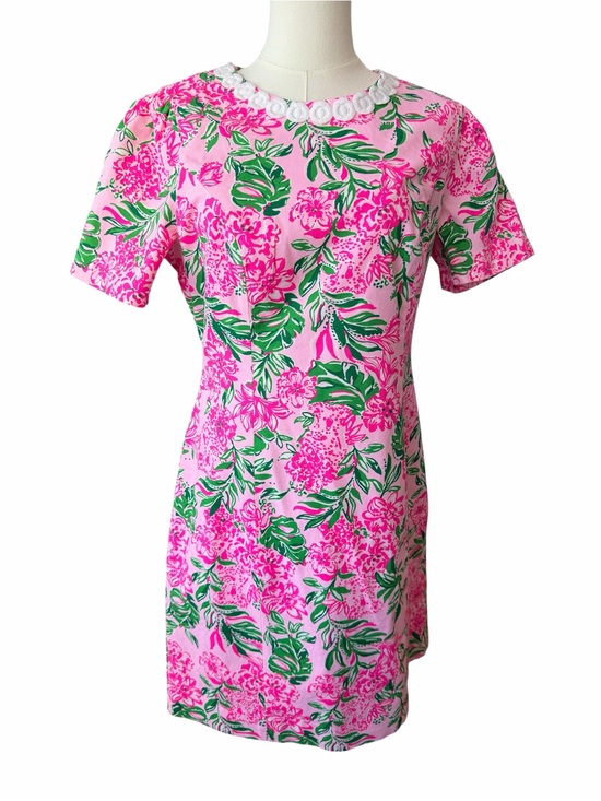 Lilly Pulitzer Dresses & Skirts - L Lilly Pulitzer Mila Short Sleeve Shift Dress Size 8 in CONCH SHELL PINK